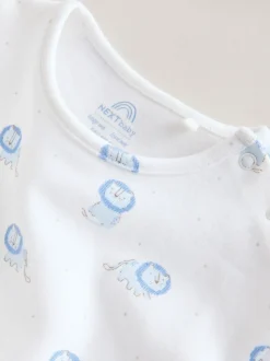 Bleu lion - Ensemble haut et legging bébé (0mois-2ans)