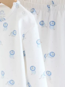 Bleu lion - Ensemble haut et legging bébé (0mois-2ans)