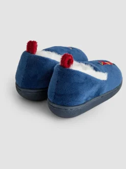Bleu London motif soldat - Chaussons JoJo Maman Bébé