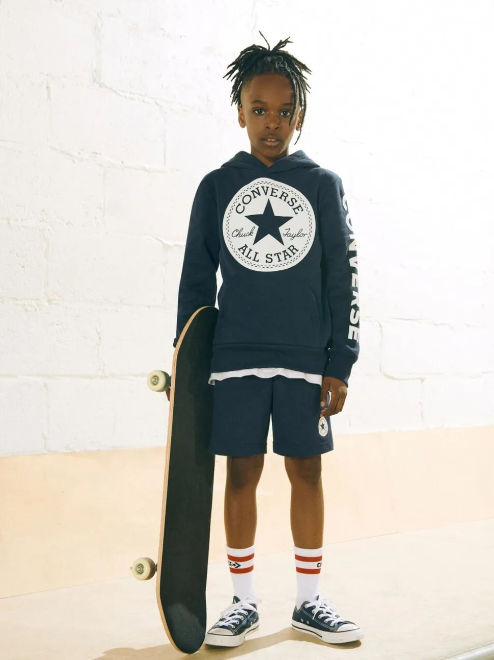 Bleu marine - Baskets Converse Chuck Taylor All Star Ox enfant