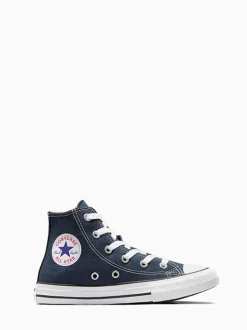 Bleu marine - Baskets montantes Converse Chuck Taylor junior