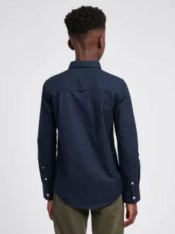 Bleu marine - Chemise Oxford U.S. Polo Assn Garçons