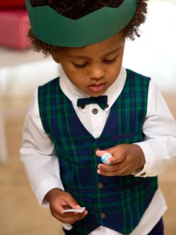 Bleu marine - Ensemble 3pièces avec gilet et chemise JoJo Maman Bébé