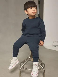 Bleu marine - Ensemble sweat-shirt et jogging (3mois-7ans)