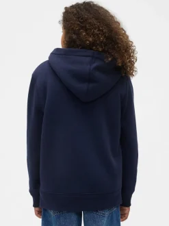 Bleu marine - Gap Logo Sherpa-Lined Zip Hoodie (4-13yrs)