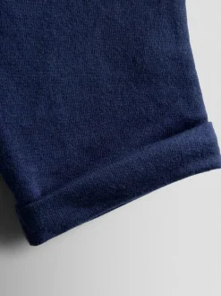 Bleu marine - Lot de 2pantalons de jogging JoJo Maman Bébé à rayures et unis