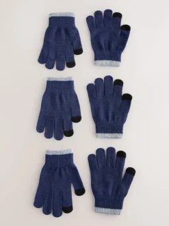 Bleu marine - Magic Gants 3 paquets (3-16ans)