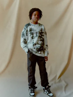 Bleu marine - Pantalon cargo (3-16ans)