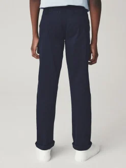 Bleu marine - Pantalon chino extensible (3-17ans)