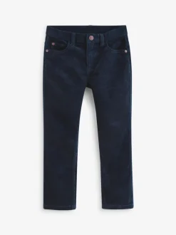 Bleu marine - Pantalon en velours côtelé (3-16 ans)