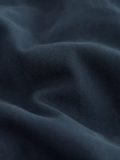 Bleu marine - Pantalon Pull-On à Taille Côtelée (3-16ans)