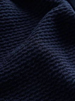 Bleu marine - Polo en maille (3-16ans)