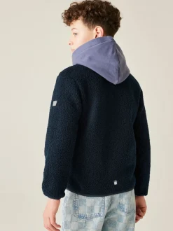 Bleu marine - Regatta Polaire zippée chaude Junior Frankie