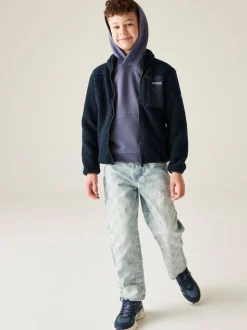 Bleu marine - Regatta Polaire zippée chaude Junior Frankie