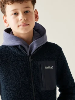 Bleu marine - Regatta Polaire zippée chaude Junior Frankie