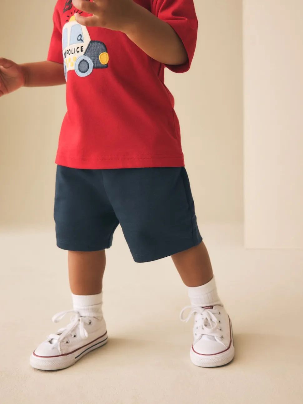 Bleu marine - Short en jersey (3mths-7yrs)