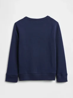 Bleu marine - Sweat-shirt Gap logo (6mois-5ans)