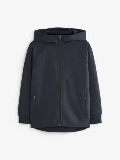 Bleu marine - Tech Vêtements de sport Zip Through Hoodie (3-16yrs)