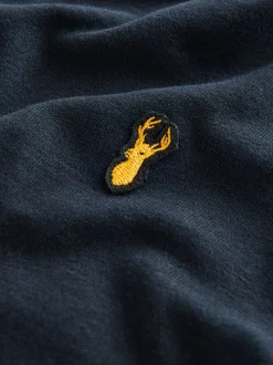 Bleu marine - T-shirt confortable à manches longues (3-16 ans)