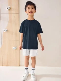 Bleu marine - T-shirt de sport (3-16ans)