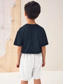 Bleu marine - T-shirt de sport (3-16ans)