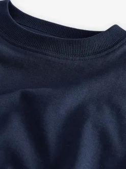 Bleu marine - T-shirt Manches courtes (3-16ans)