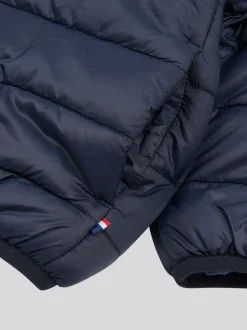 Bleu marine - U.S. Polo Assn. Veste matelassée à capuche avec visière