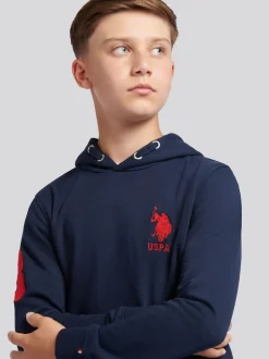 Bleu marine - U.S. Polo Assn. Garçons Player 3 Sweat-shirt à capuche