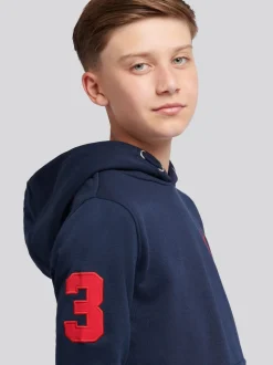 Bleu marine - U.S. Polo Assn. Garçons Player 3 Sweat-shirt à capuche