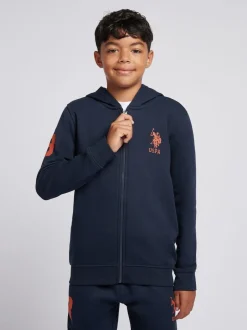 Bleu marine - U.S. Polo Assn. Ensemble Survêtement et Sweat-shirt à capuche zippé Garçons Player 3