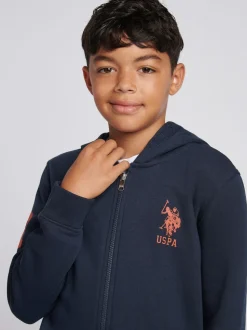 Bleu marine - U.S. Polo Assn. Ensemble Survêtement et Sweat-shirt à capuche zippé Garçons Player 3