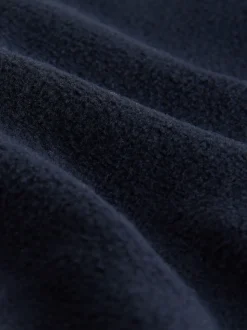 Bleu marine - Veste polaire zippée avec poches (3-16ans)