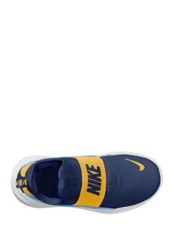 Bleu marine, bleu et jaune - Baskets Nike Junior Flex de running 4