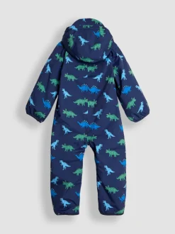Bleu marine dinosaure - Costume JoJo Maman Bébé imperméable doublé de Polaires