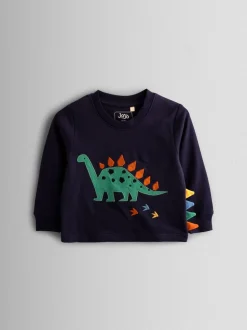 Bleu marine dinosaure - Pyjama JoJo Maman Bébé en jersey douillet