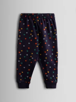 Bleu marine dinosaure - Pyjama JoJo Maman Bébé en jersey douillet