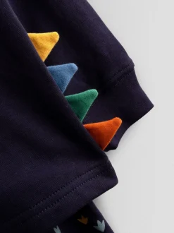 Bleu marine dinosaure - Pyjama JoJo Maman Bébé en jersey douillet