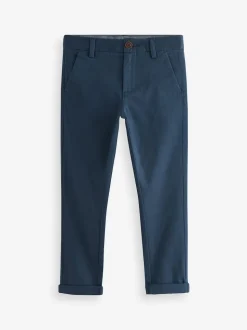 Bleu marine français - Pantalon chino extensible (3-17ans)