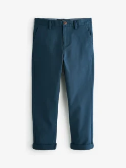 Bleu marine français - Pantalon chino extensible (3-17ans)