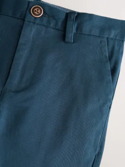 Bleu marine français - Pantalon chino extensible (3-17ans)