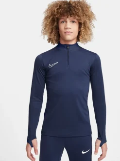Bleu marine nocturne - Nike Haut de forage semi-zippé Dri-FIT Academy 25