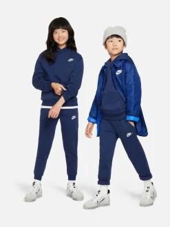 Bleu marine nocturne - Pantalon de jogging Nike Club en polaire