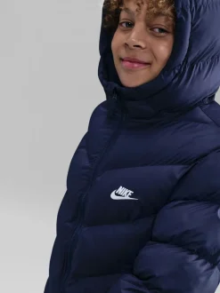 Bleu marine nocturne - Veste matelassée Nike
