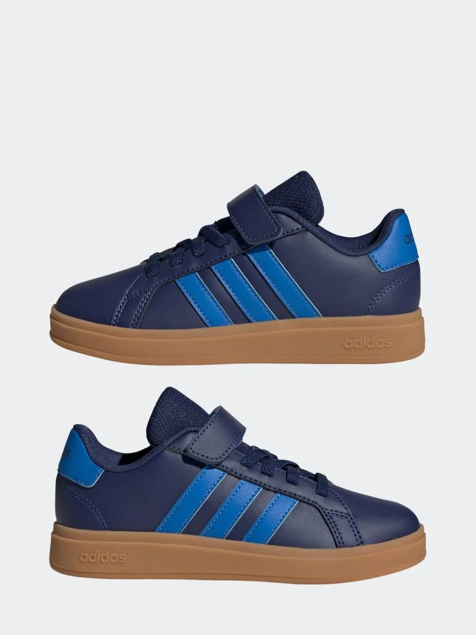 Bleu marine/bleu - adidas Grand Court 2.0 Baskets Easy On Kids