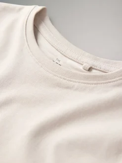 Bleu marine/Bleu/Crème - The Set lot de 8 t-shirts en coton à manches courtes