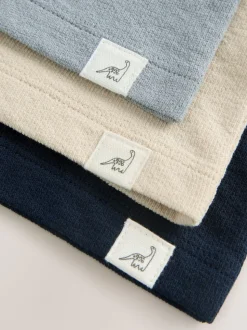 Bleu marine/bleu/pierre - T-shirts Henley à manches longues Lot de 3 (3mois7ans)