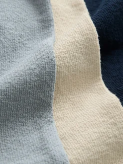 Bleu marine/bleu/pierre - T-shirts Henley à manches longues Lot de 3 (3mois7ans)