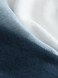 Bleu marine/bleu/pierre - T-shirts à manches courtes à col Henley Lot de 3 (3mois7ans)