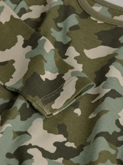 Bleu marine/kaki/gris anthracite - The Set lot de 4 Ensemble pyjamas en jersey de Coton Se blottir