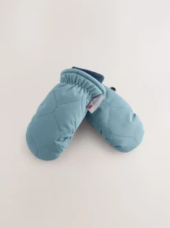 Bleu minéral - Gants et Mitaines de ski (3mois-6ans)